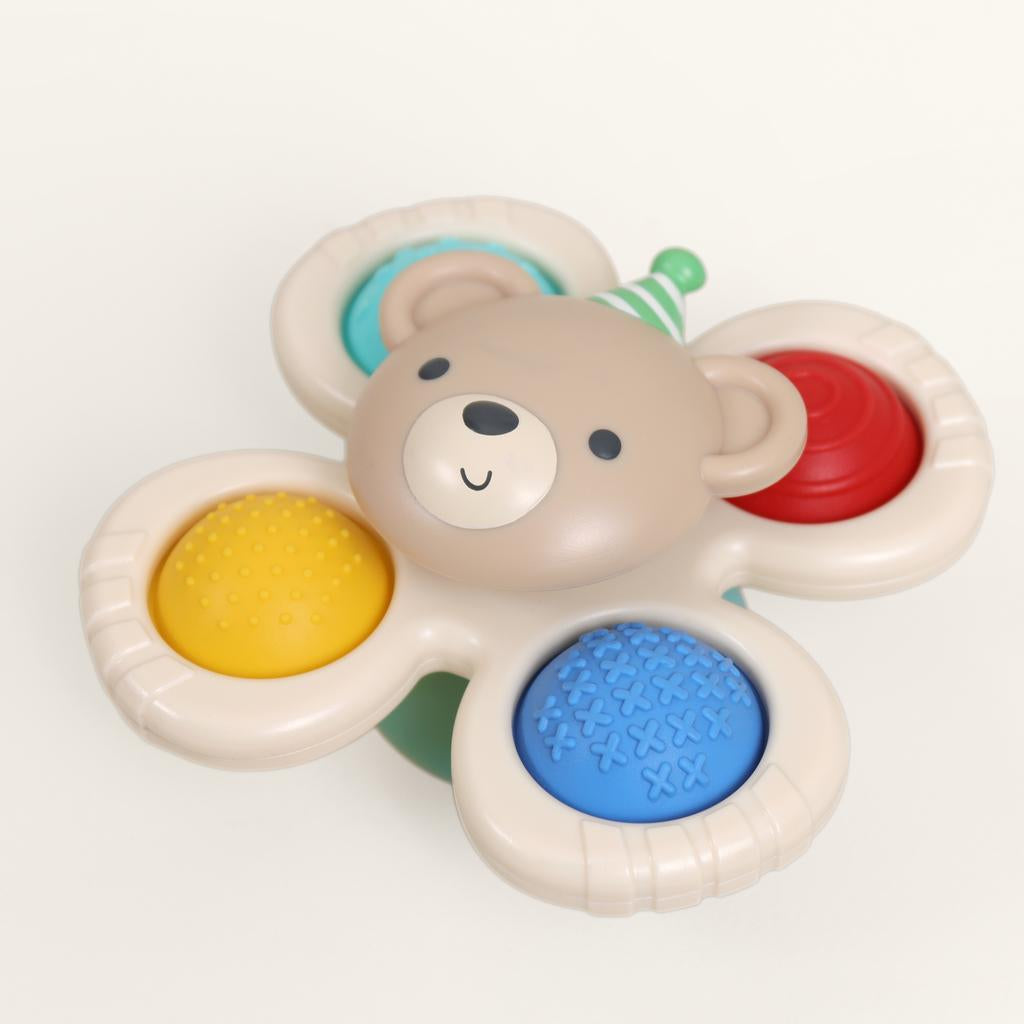 Itzy Pop & Whirl™ Fidget Spinner Travel & Bath Toy Circus