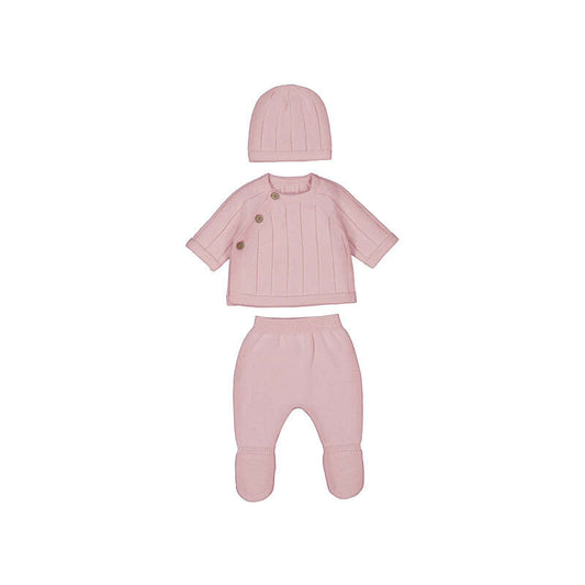 Knit Set Baby Rose
