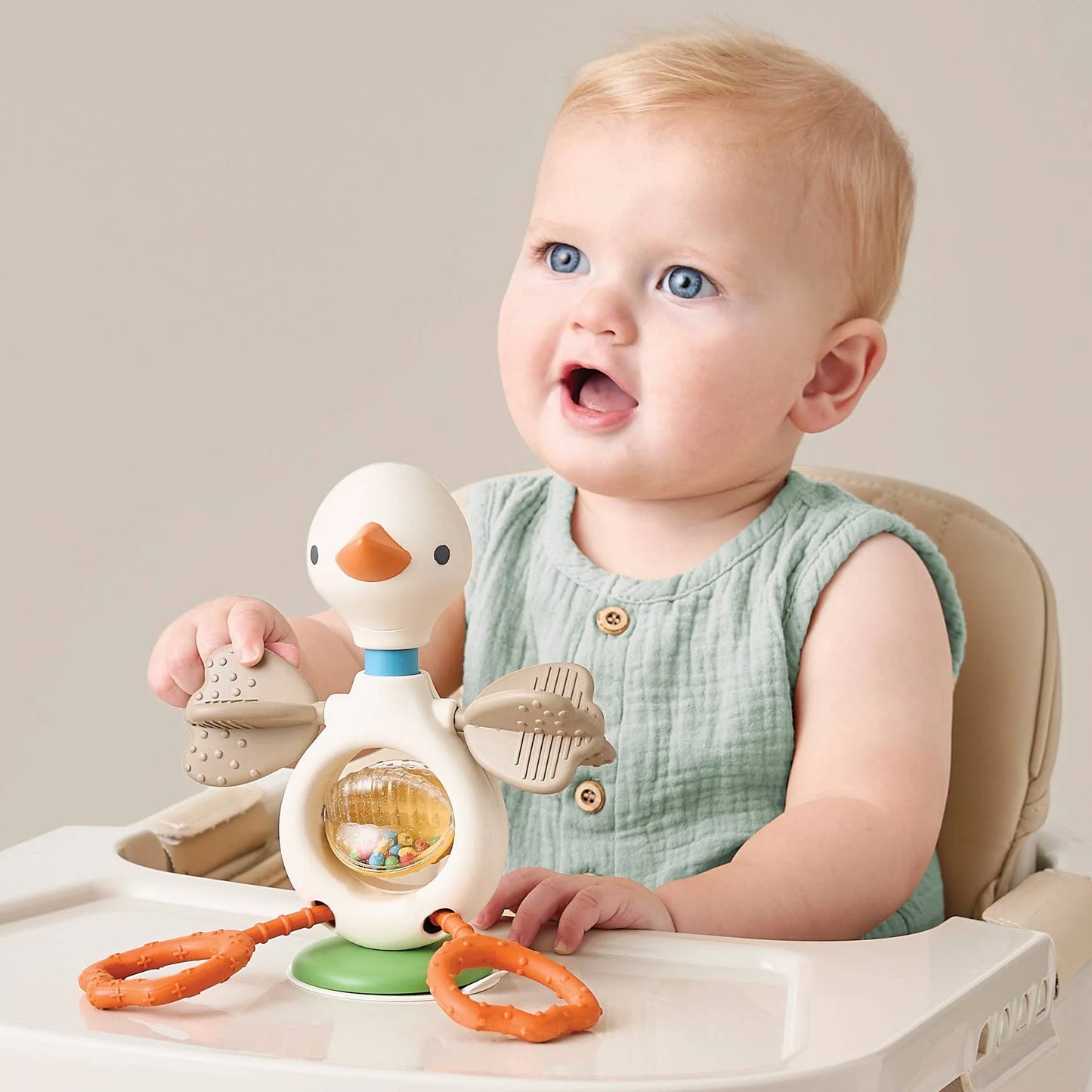 Itzy Twist & Bop High Chair Sensory Goose Toy