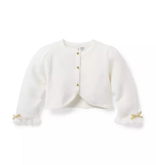 Baby Bow Cropped Cardigan