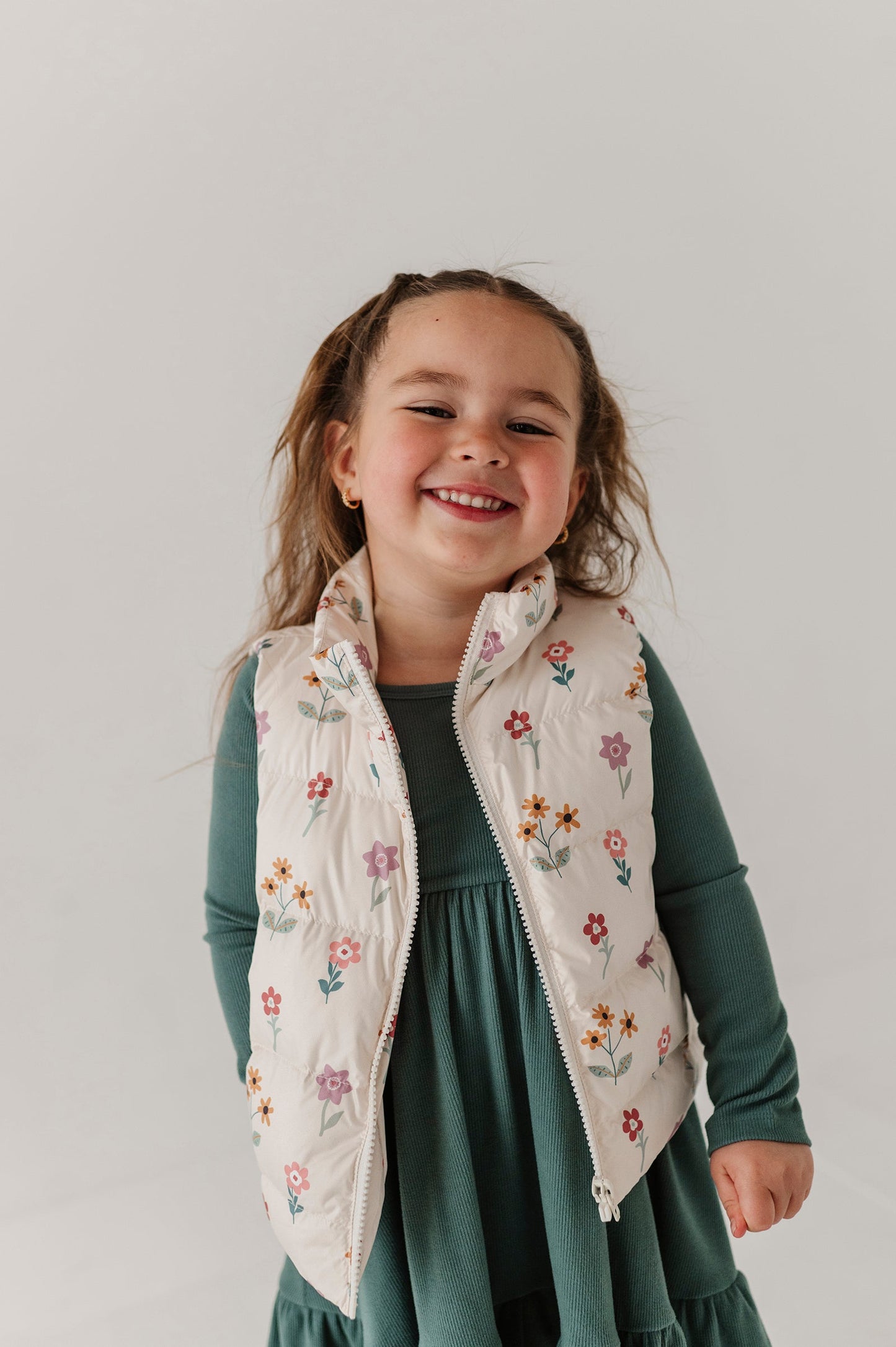 Puffer Vest Meadow Bloom