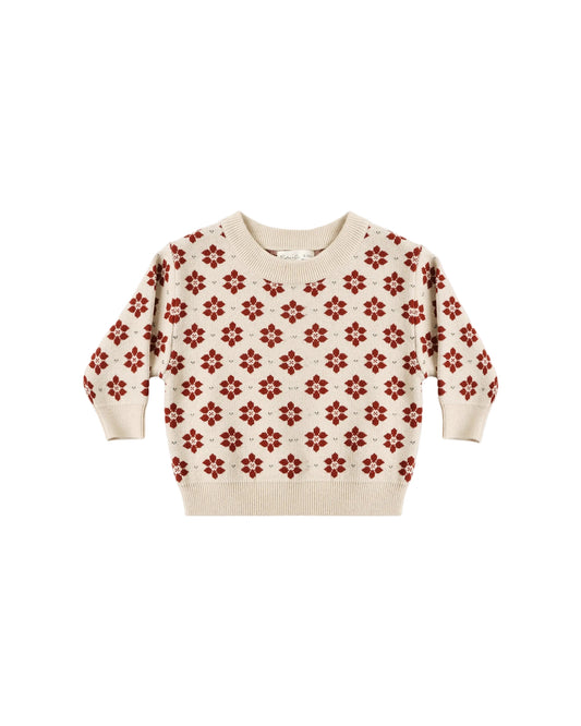 Shiloh Sweater Poinsettia