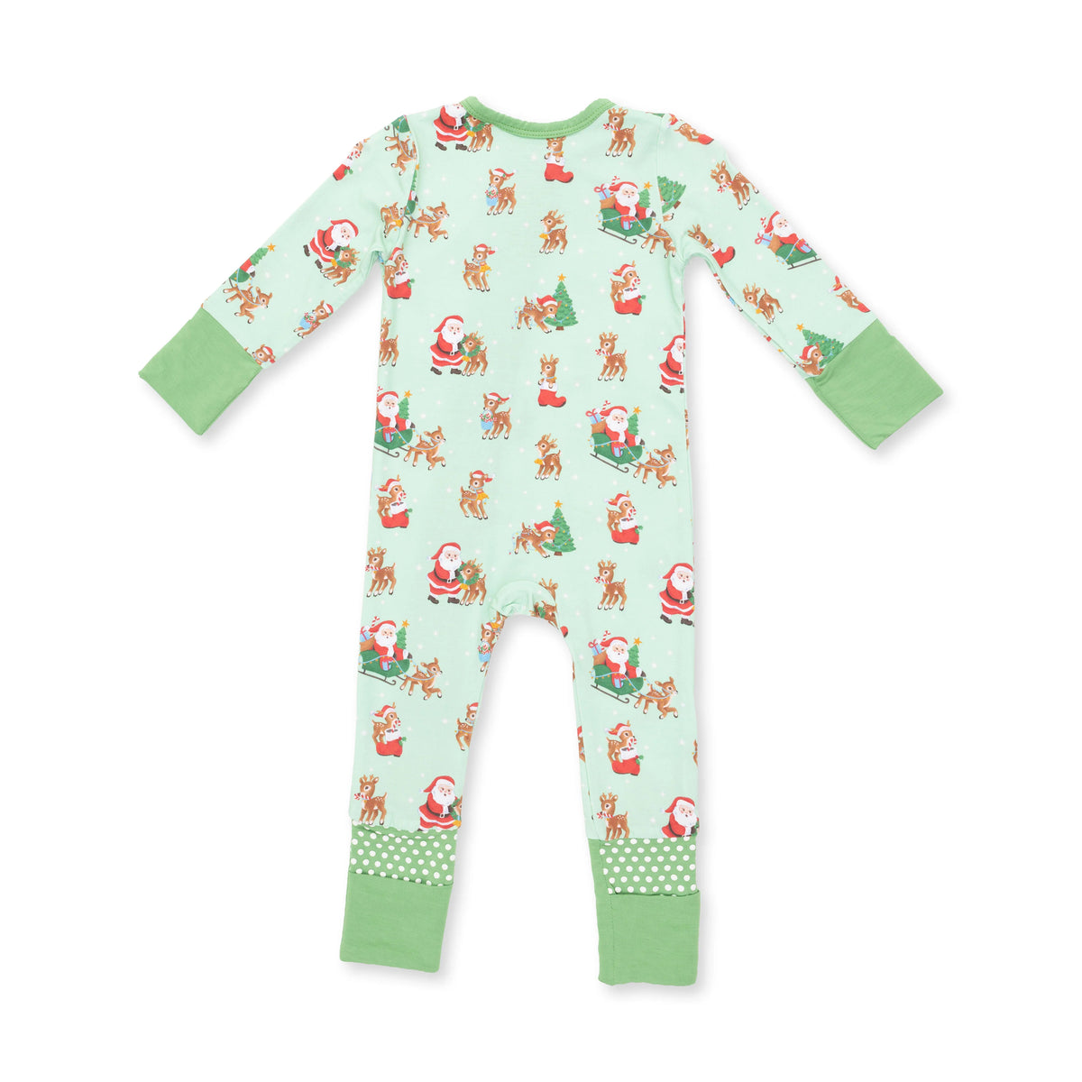 Vintage Reindeer & Santa Uni Convertible Romper