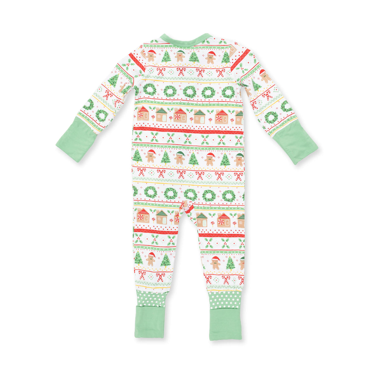 Gingerbread Fair Isle Uni Convertible Romper