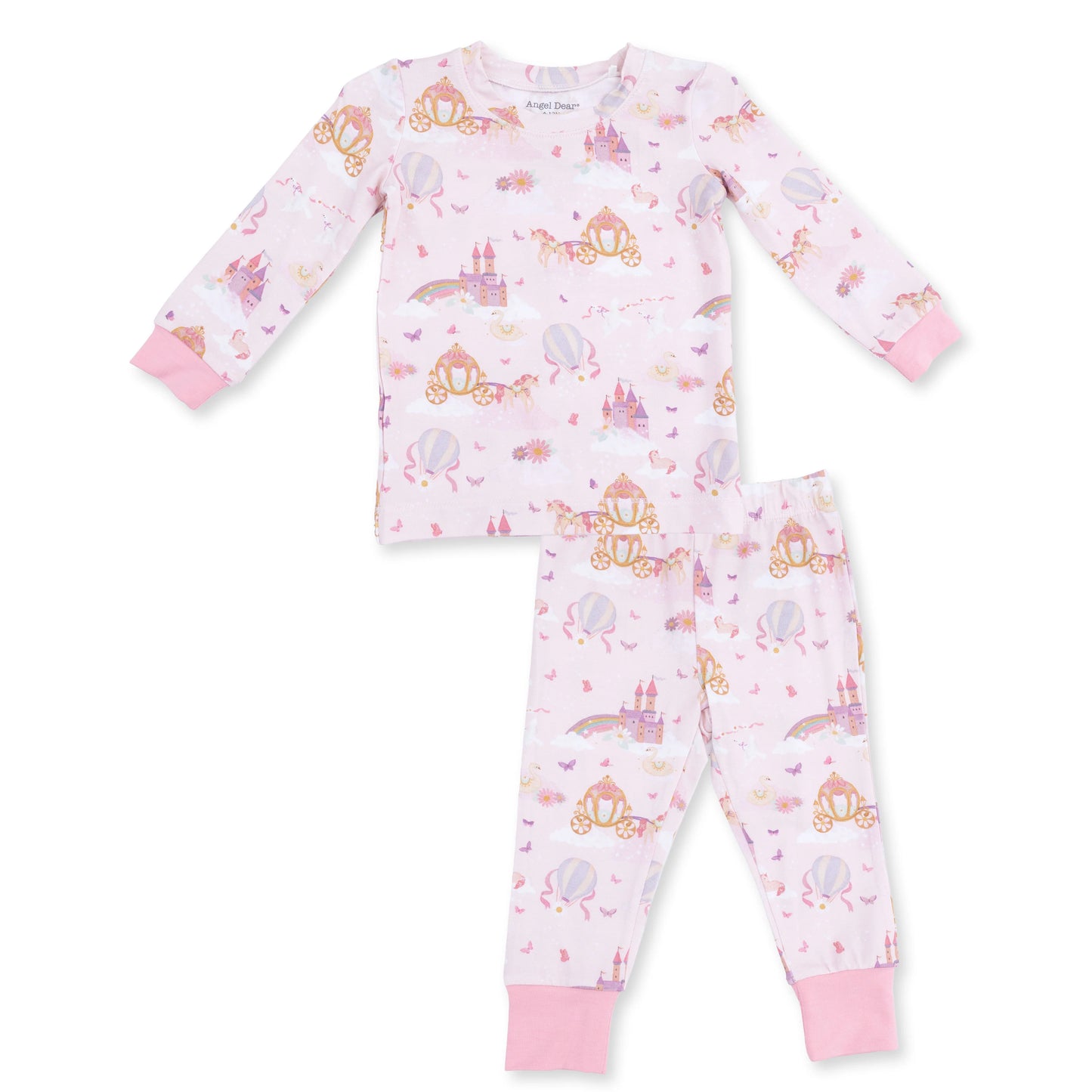 Princess Unicorns and Castle Long Sleeve Loungewear Set