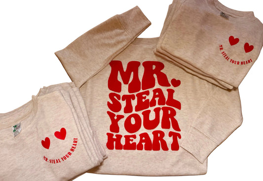 Mr. Steal Your Heart Crewneck