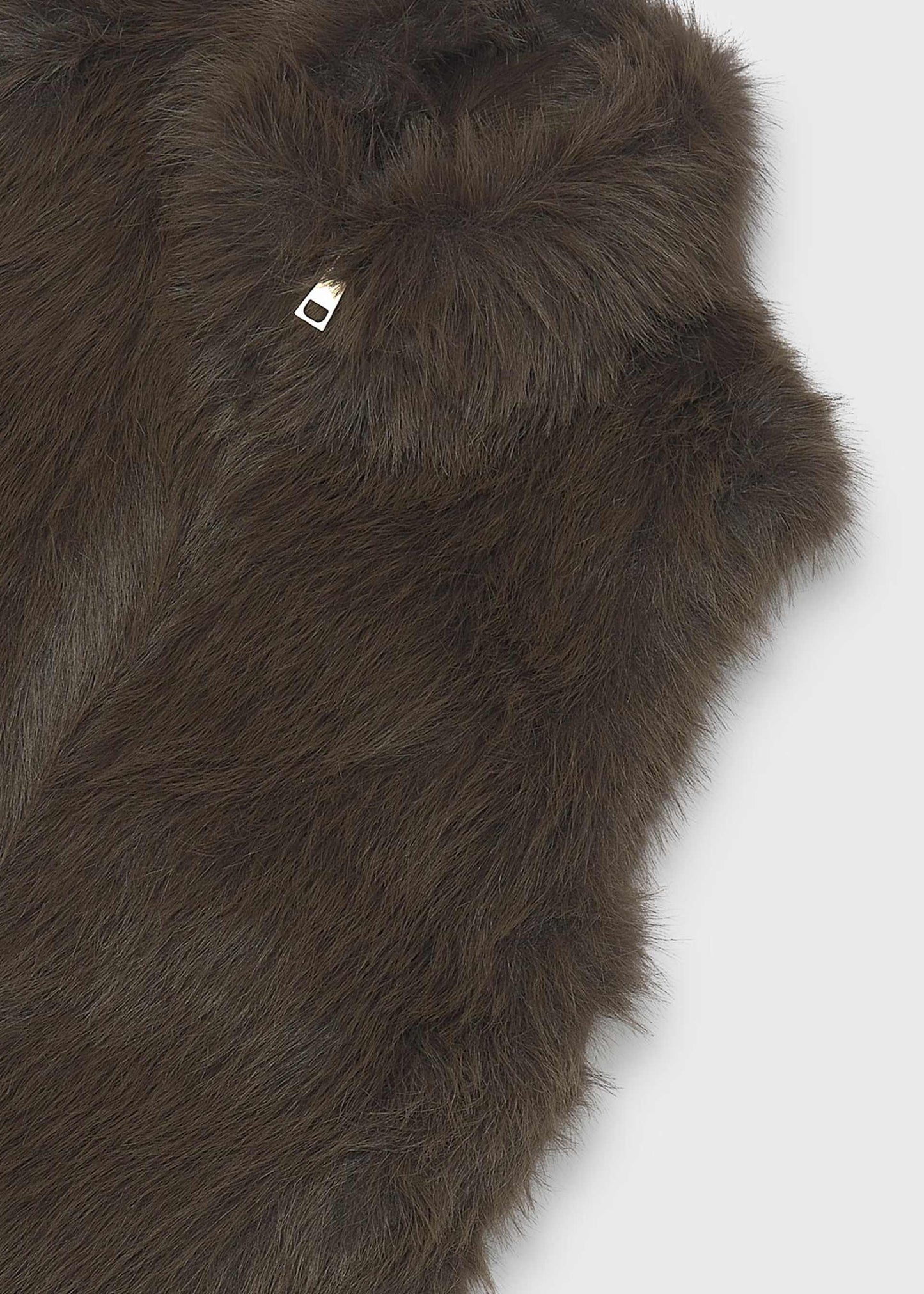 Chocolate Faux-Fur Vest