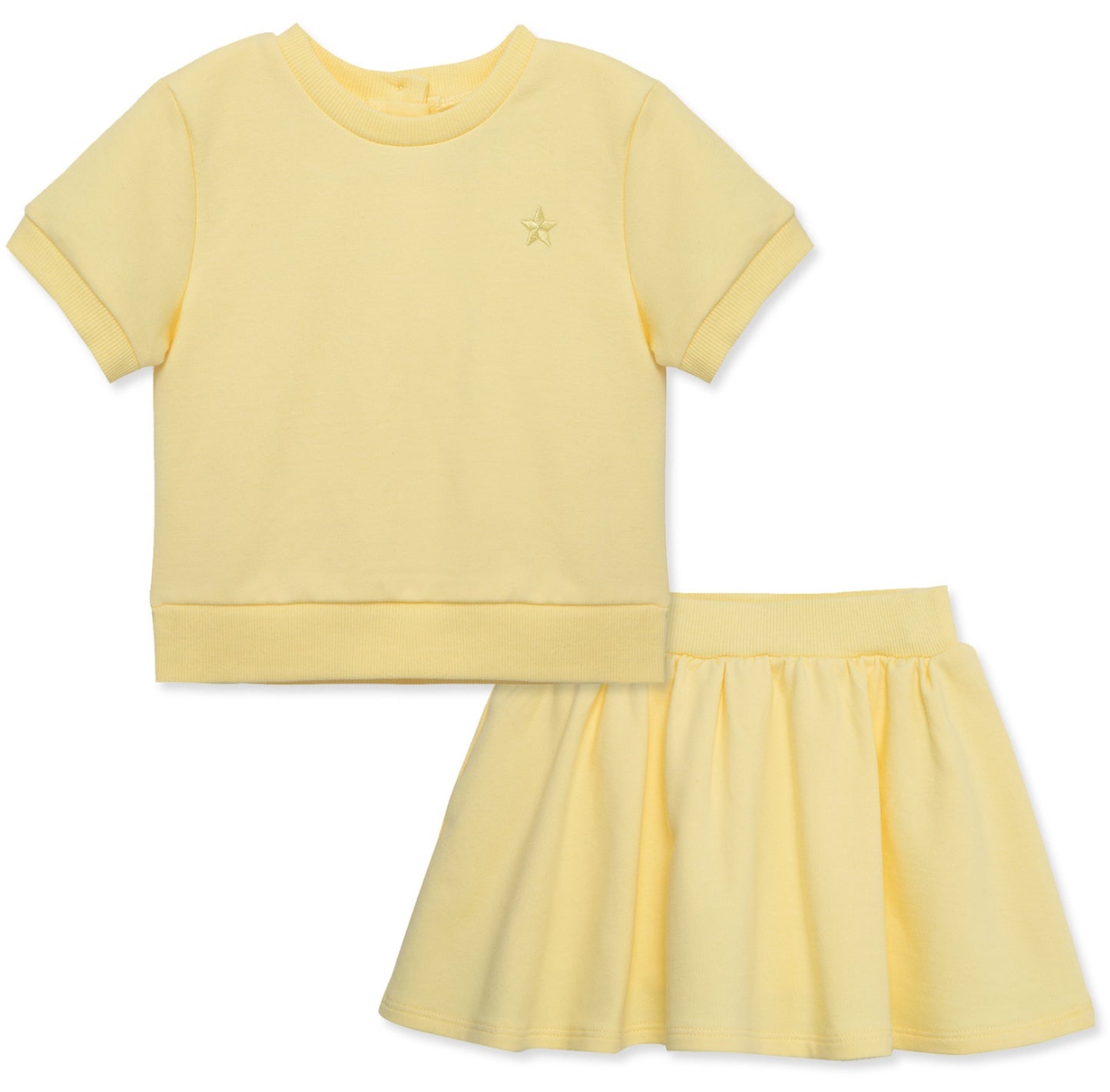 Yellow 2-Piece Skort Set