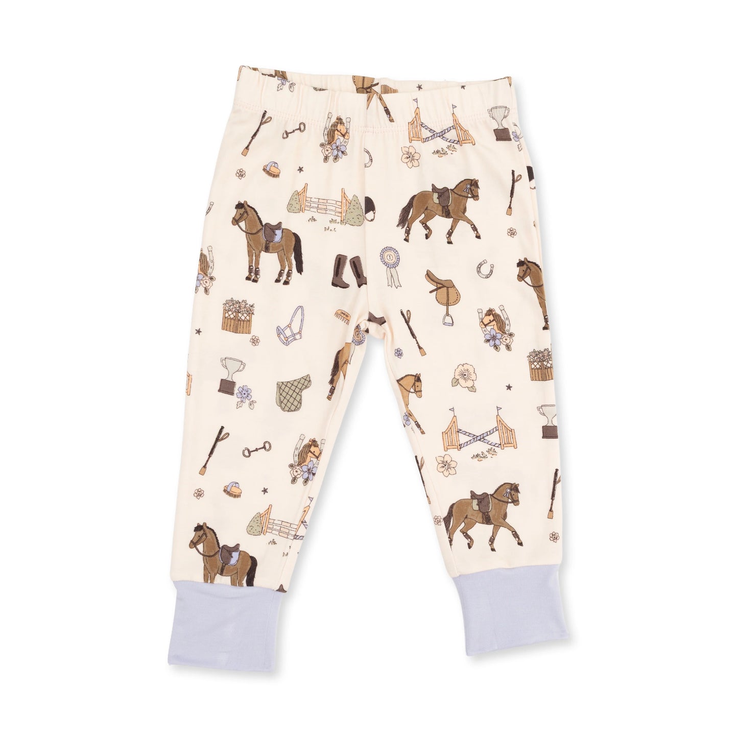 Pretty Equestrian Long Sleeve Loungewear Set