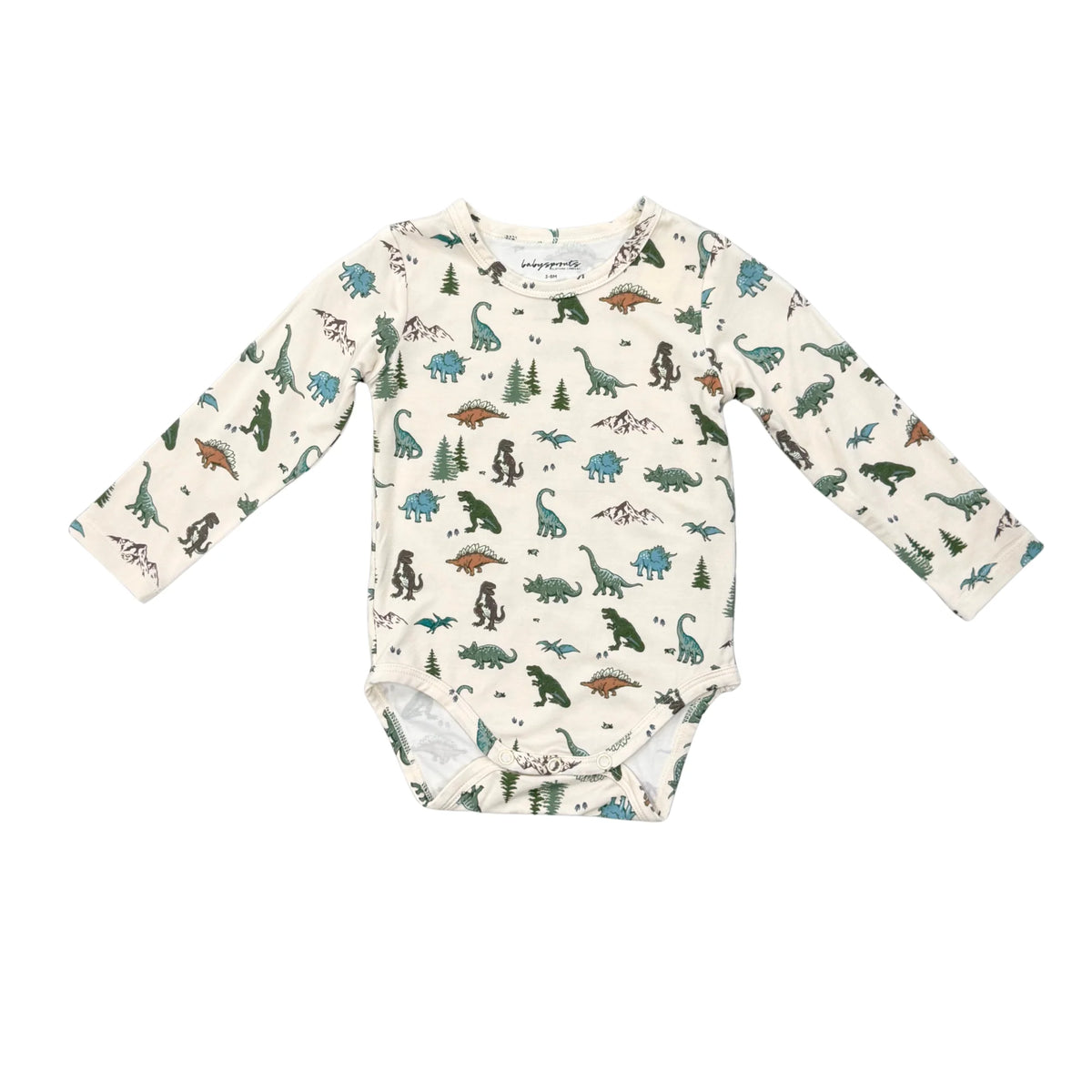 Long Sleeve Bodysuit & Pocket Pants Set Dino Land