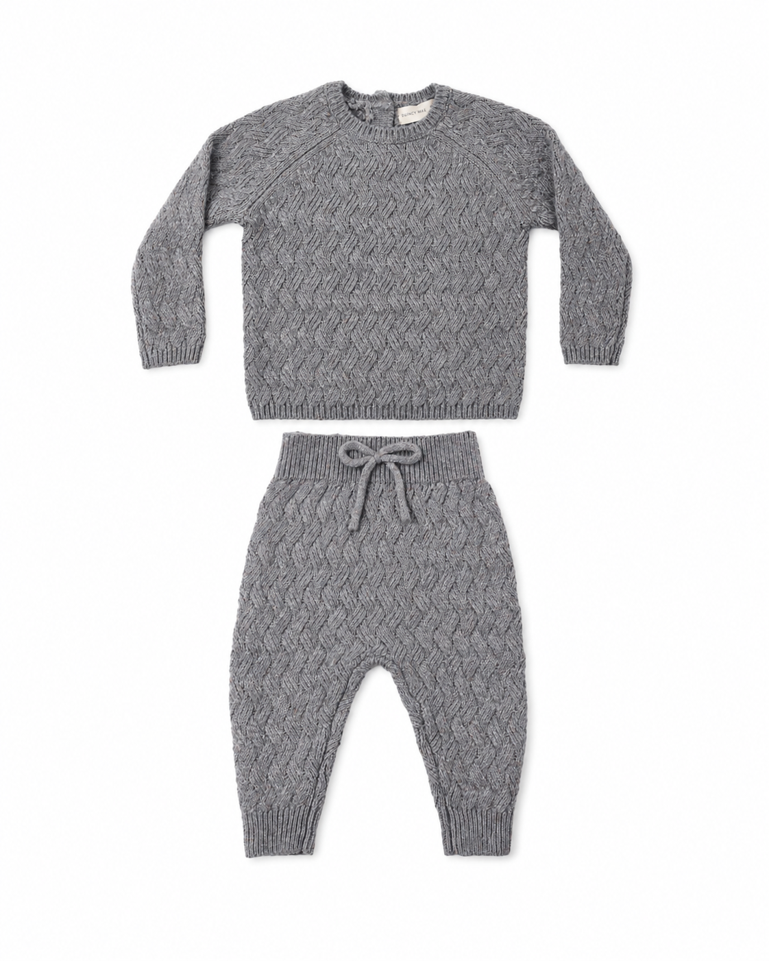 Knit Sweater and Pant Set Heathered Slate