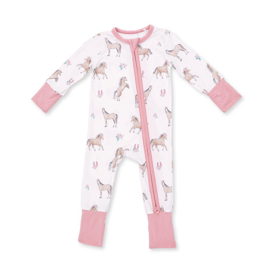 I Love Horses Convertible Romper