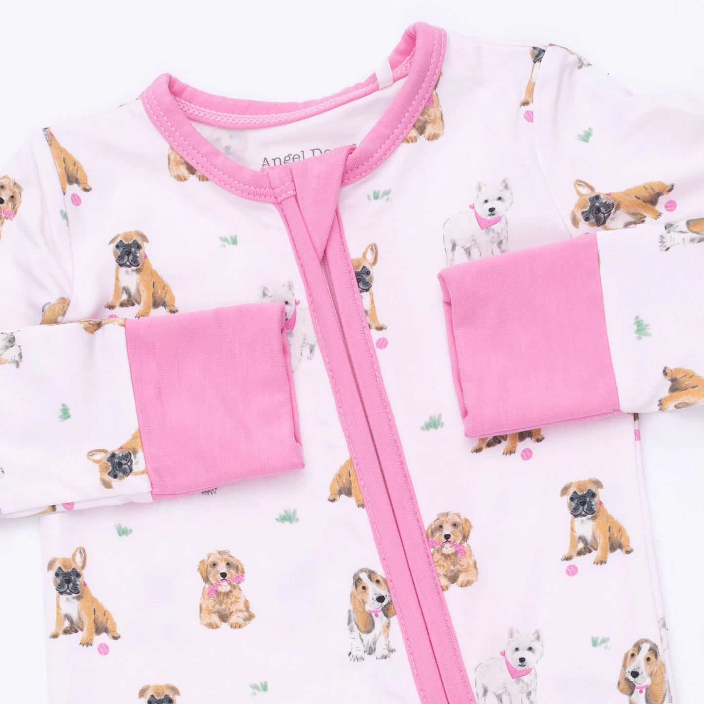 Bestie Dogs Pink Convertible Romper