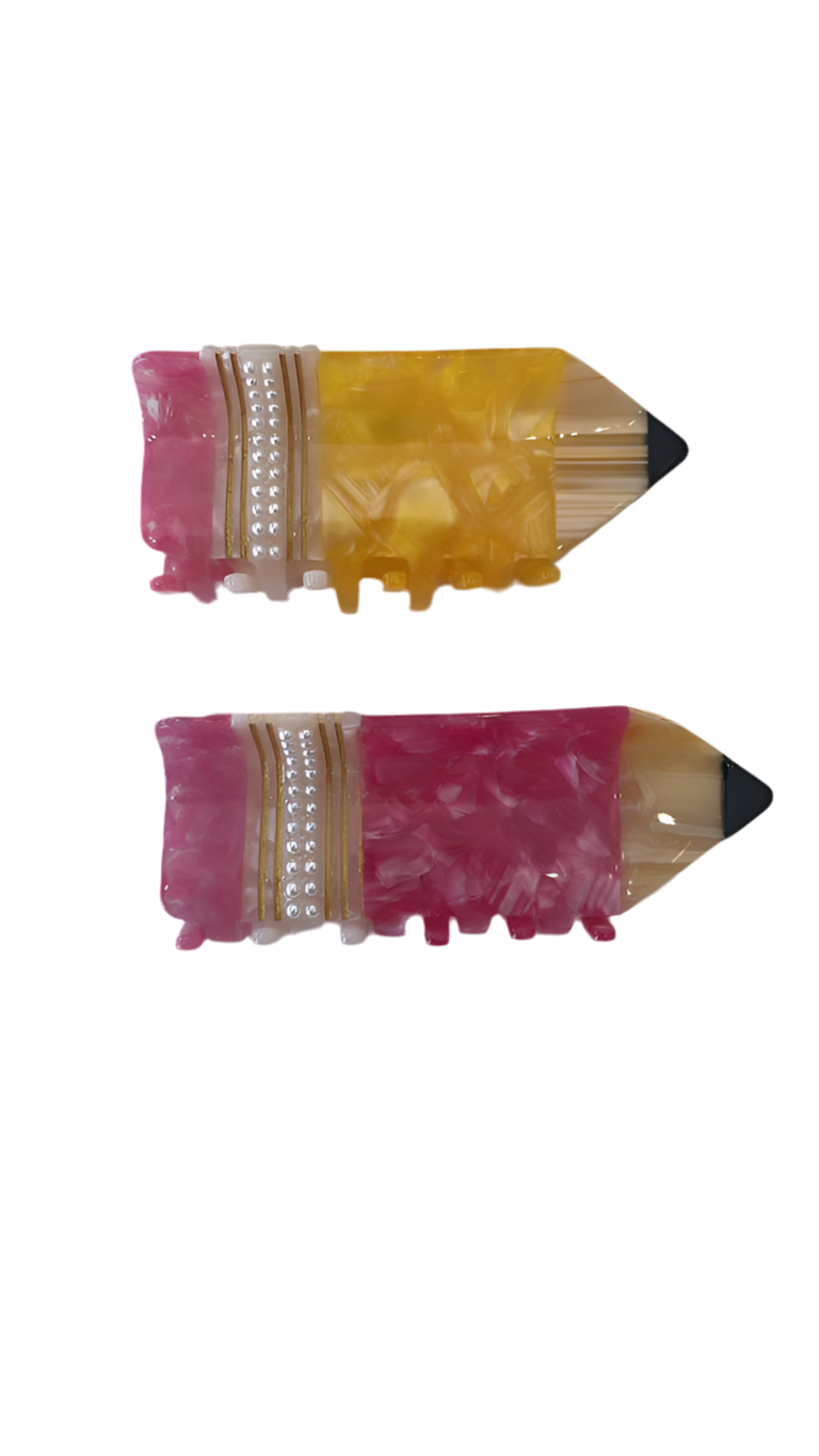 Pencil Hair Claw Clip
