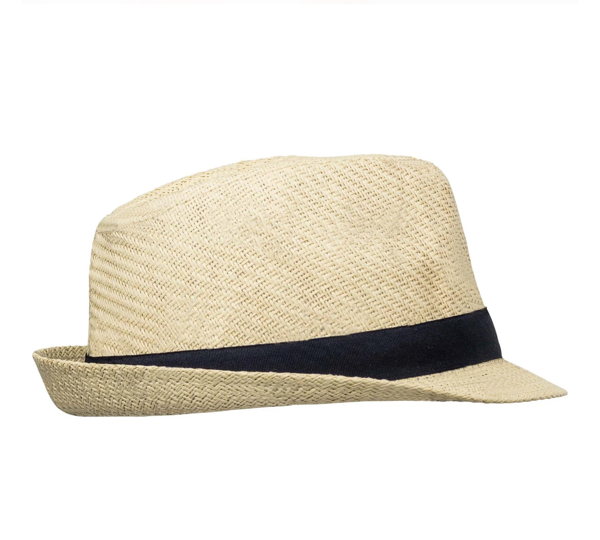 Navy Trim Fedora