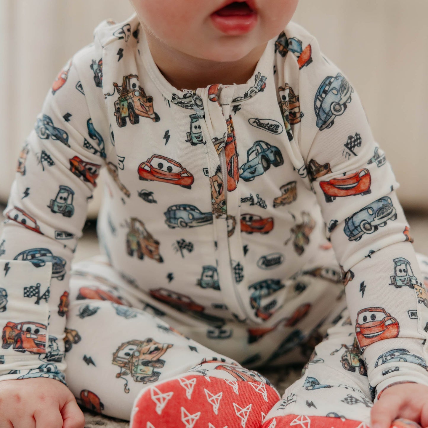Zip-Up Footie Pajama Disney Pixar Cars