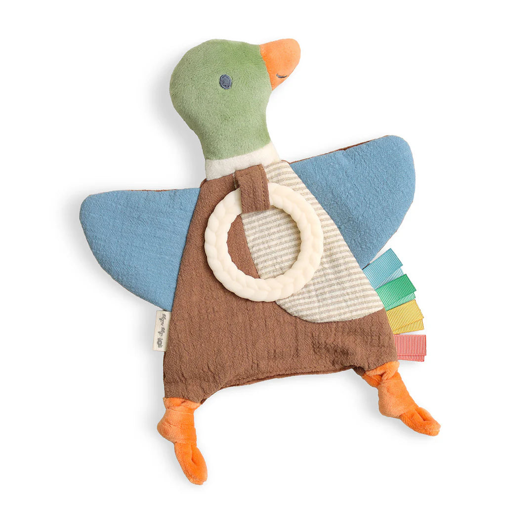 Mallard Duck Bitzy Crinkle™ Sensory Toy with Teether