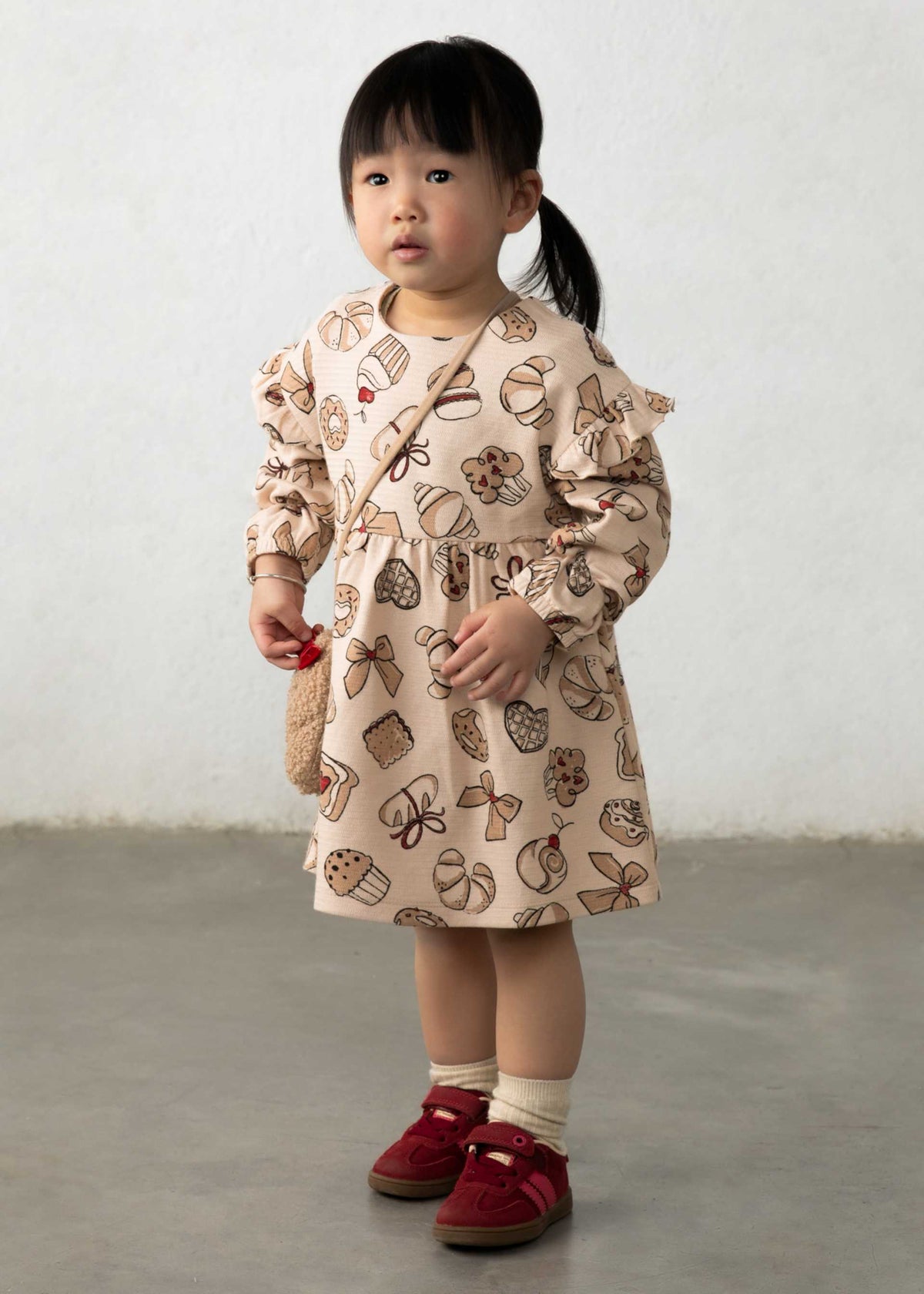 French Croissant Dress & Purse Set