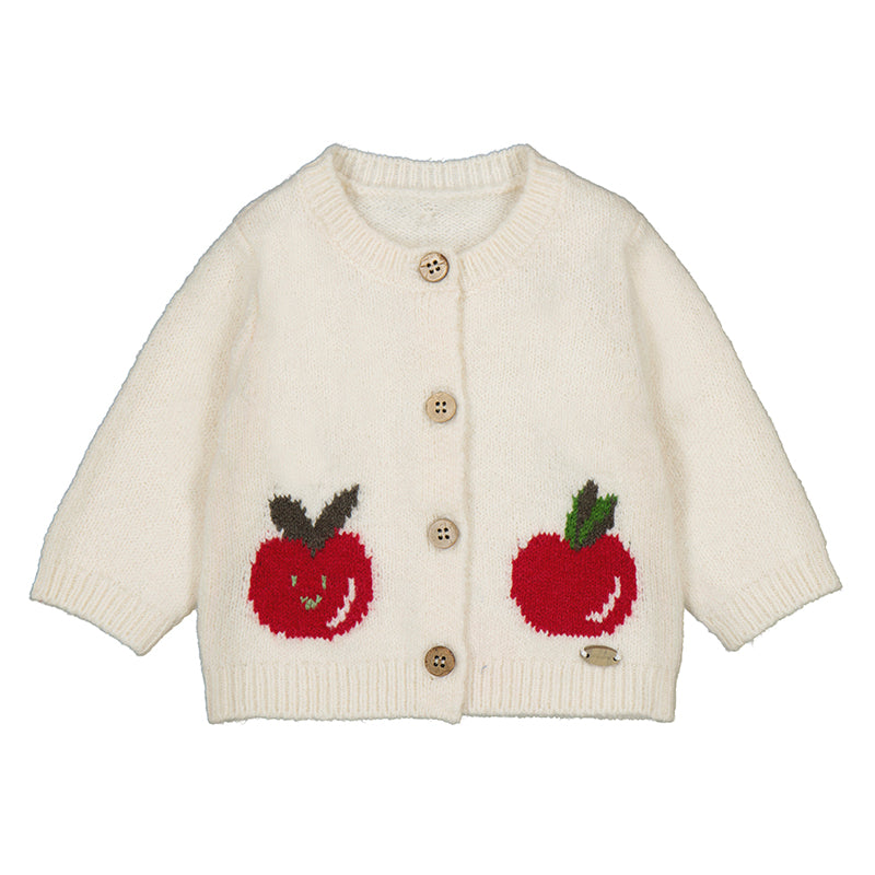 Apple Cardigan & Knit Legging Set