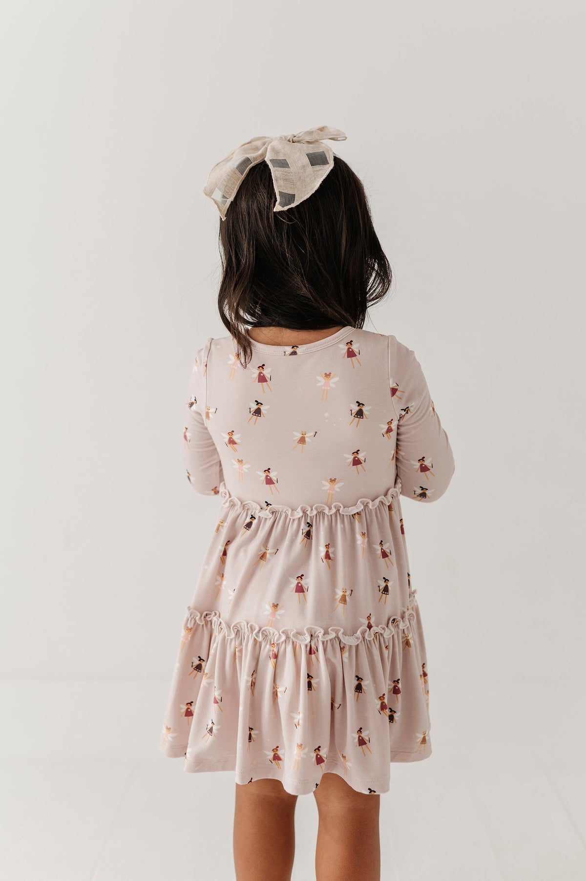 Long Sleeve Double Tiered Dress Fairies