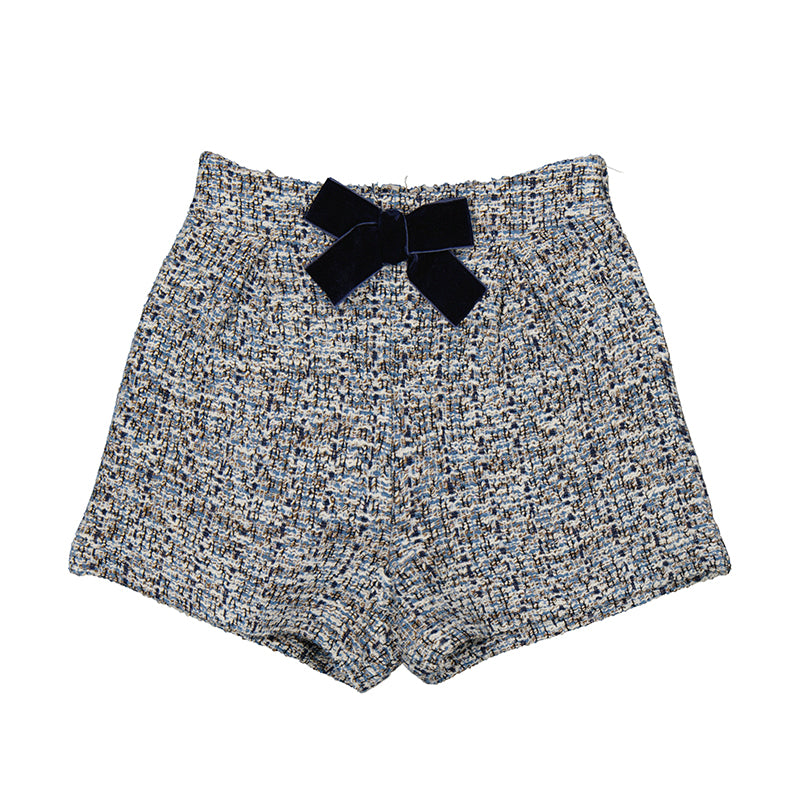 Tweed Shorts & Sweater Set
