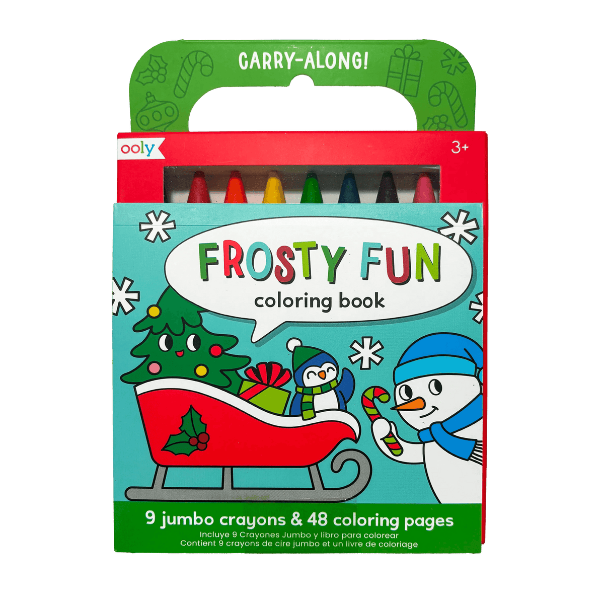 Carry-Along Coloring Book Set - Frosty Fun