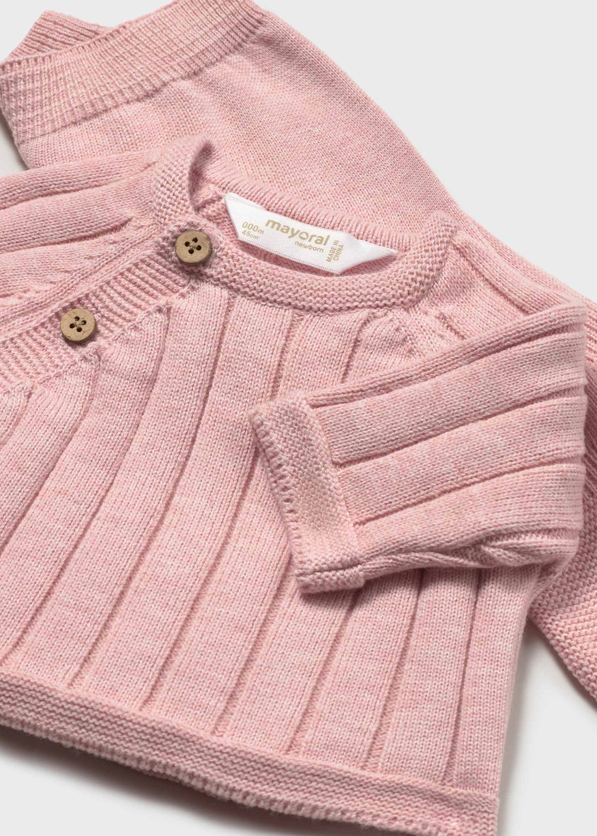 Knit Set Baby Rose