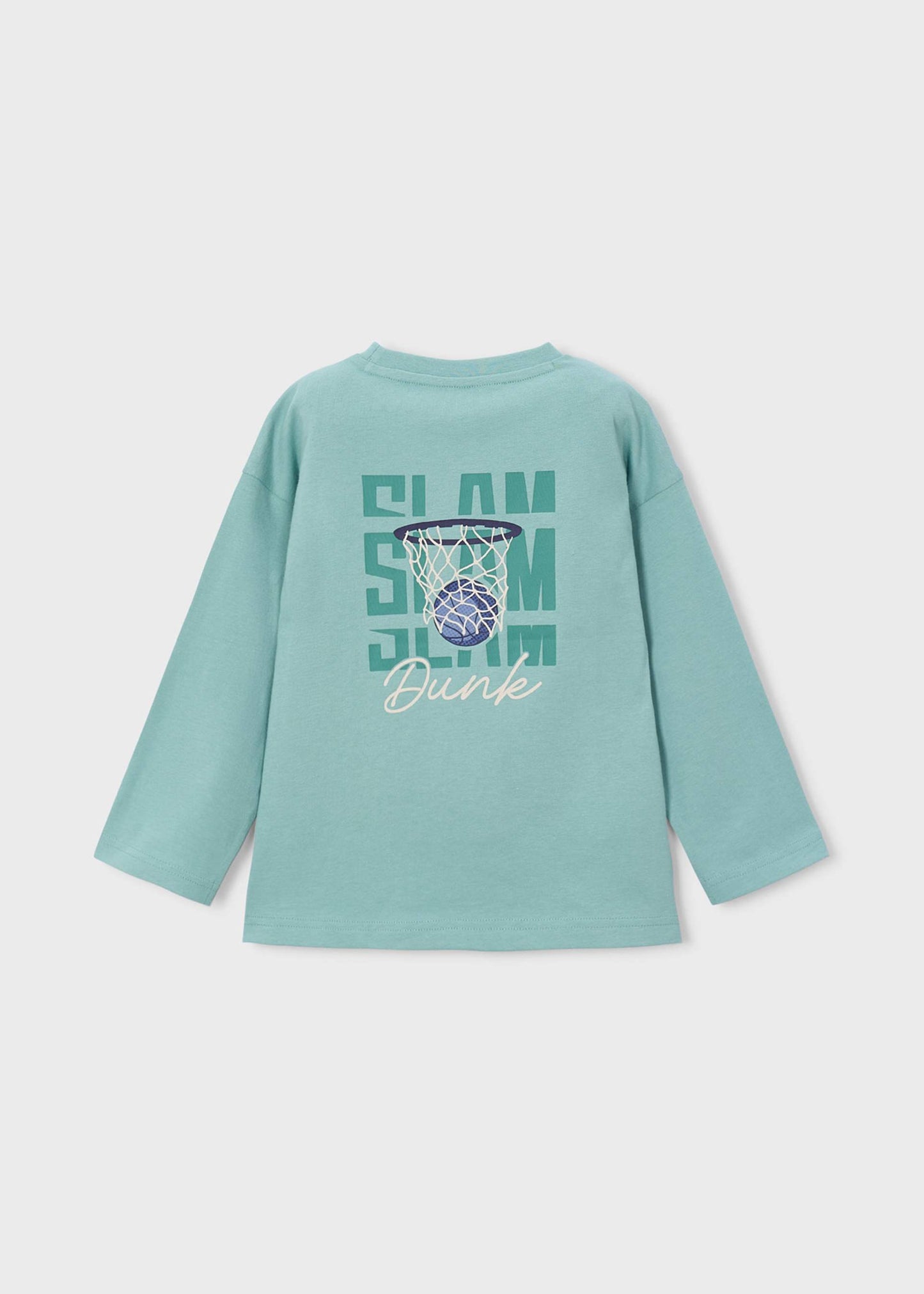 Seafoam Basketball Long Sleeve Tee