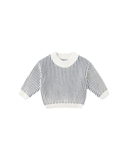 Chunky Knit Pant & Sweater Set || Ocean