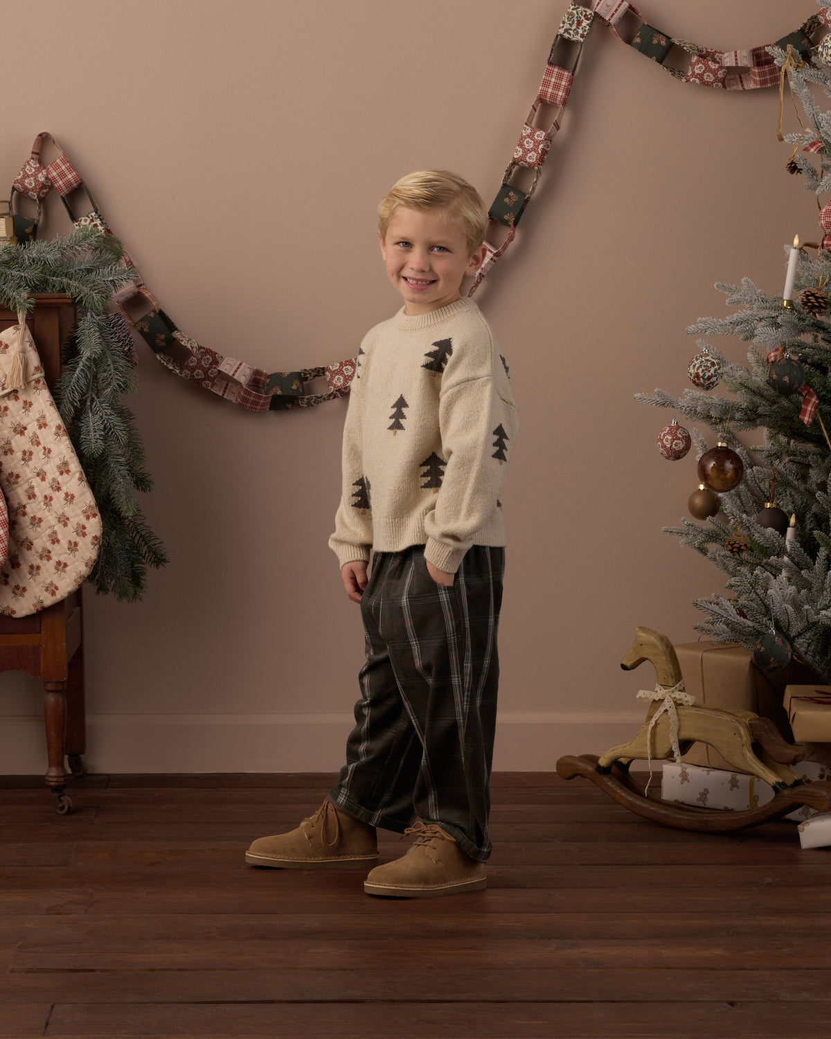 Aspen Sweater Tree Jacquard