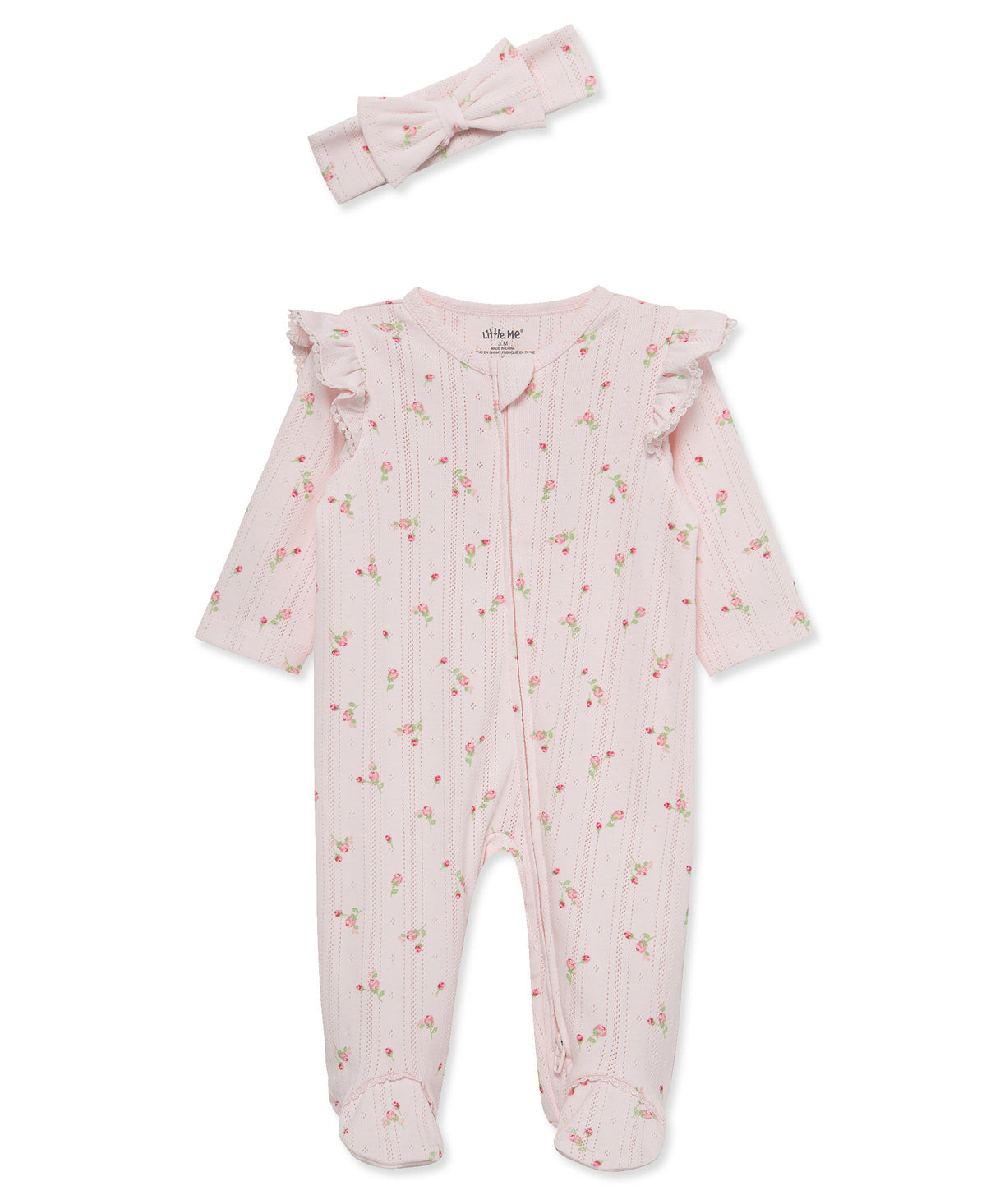 Sweet Rose Pink Footie