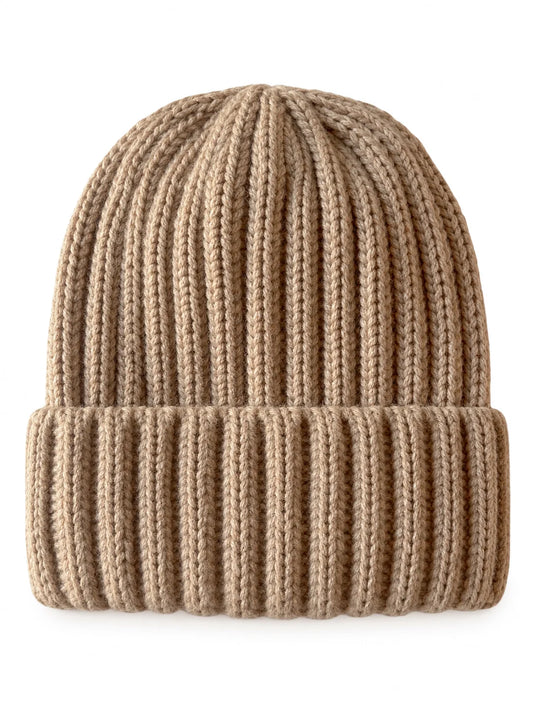 Chunky Knit Hat, Taupe