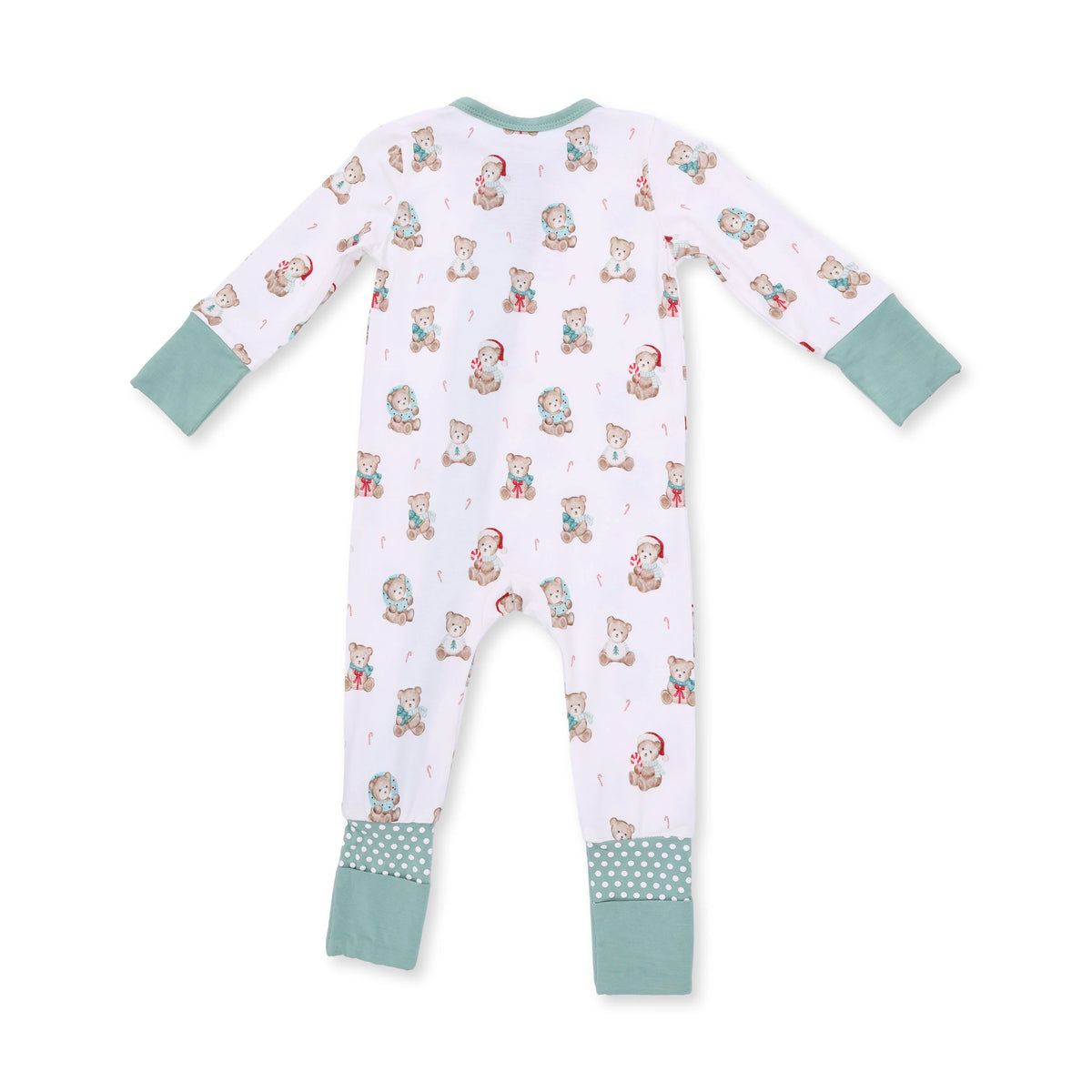 Christmas Teddy Bears Uni Convertible Romper