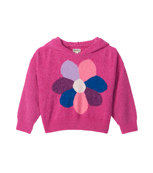 Flower Power Pullover Sweater Hoodie