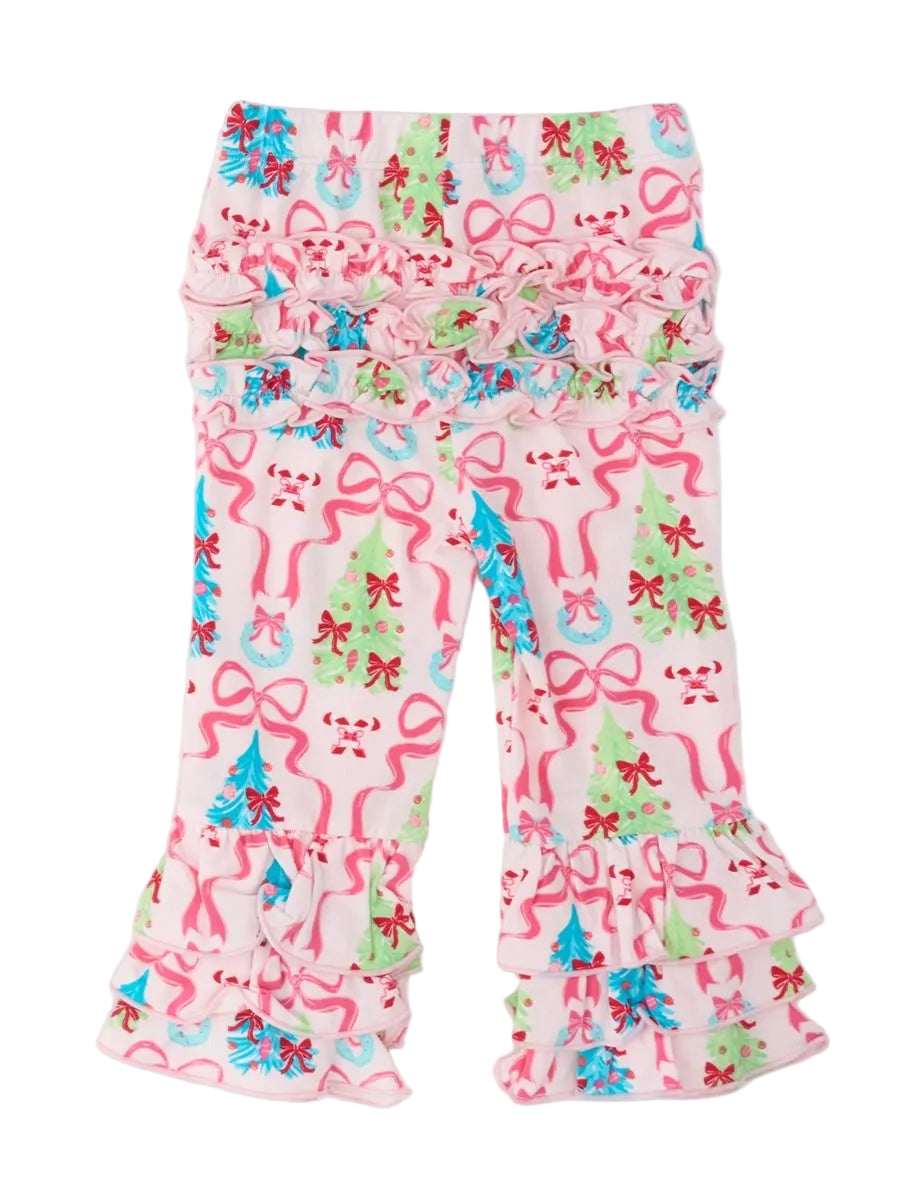 Flare Pants With Signature Rear Ruffles