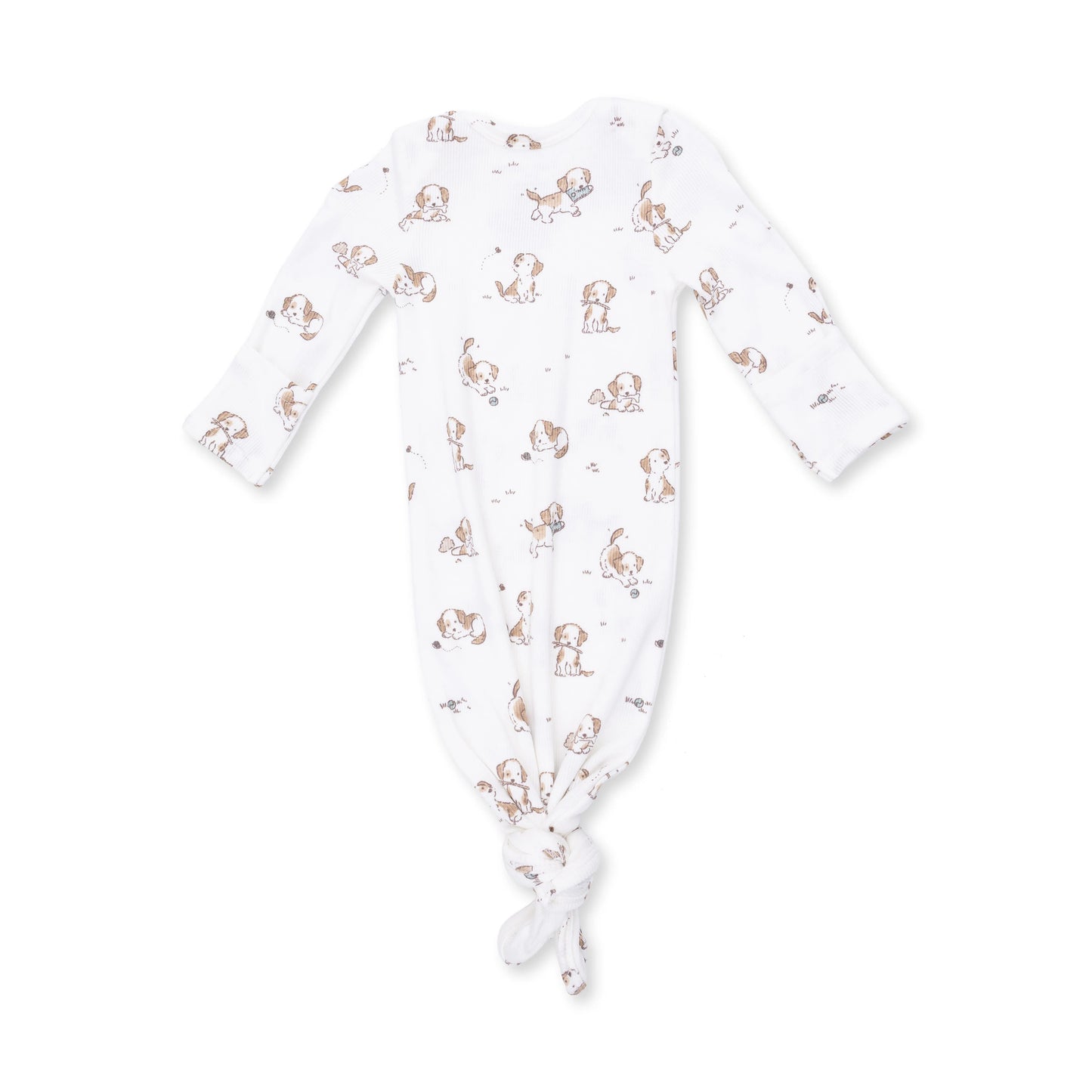 Explorer Puppy Blue Knotted Gown and Beanie Hat