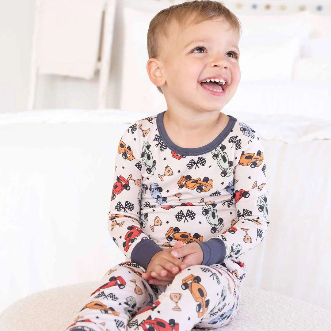 Pit Crew Two Piece Pajama Set