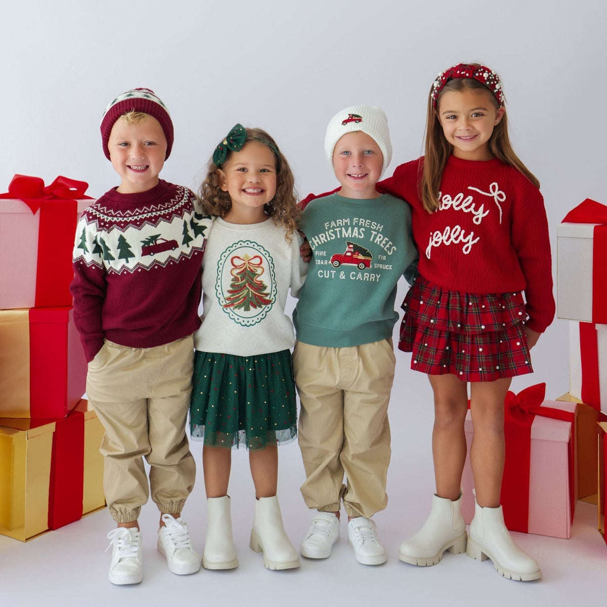 Emerald Rhinestone Christmas Tutu Skirt