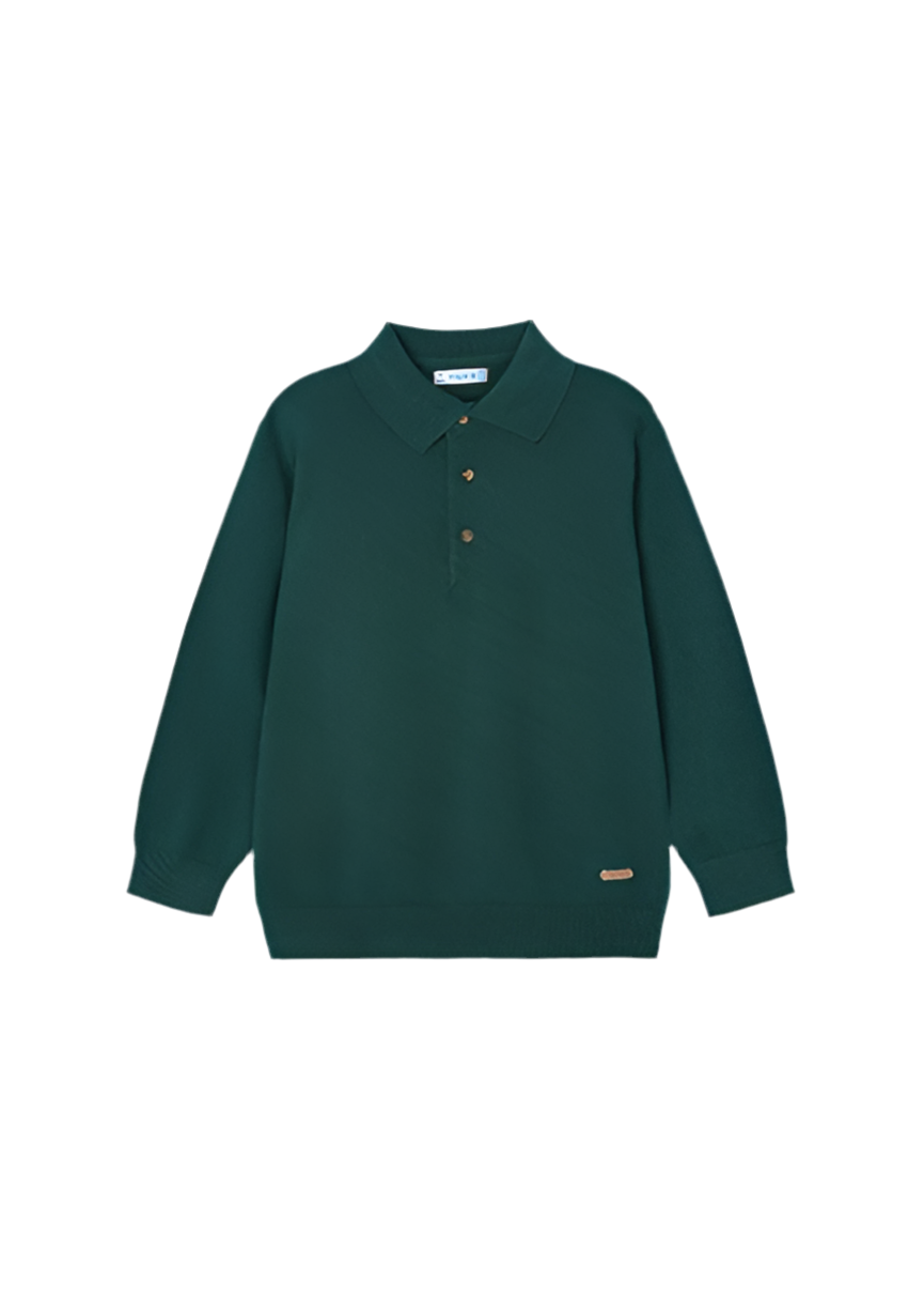 Knit Polo Sweater