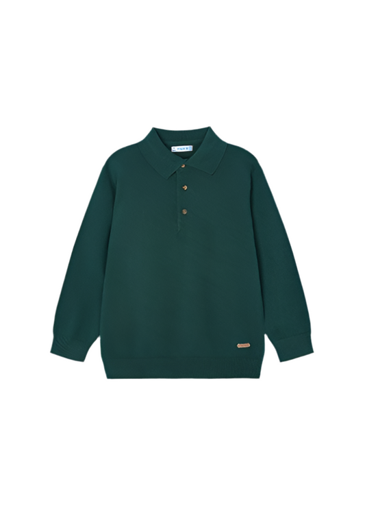 Knit Polo Sweater