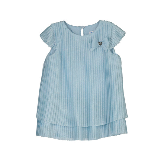 Pleated Dress Sky Blue