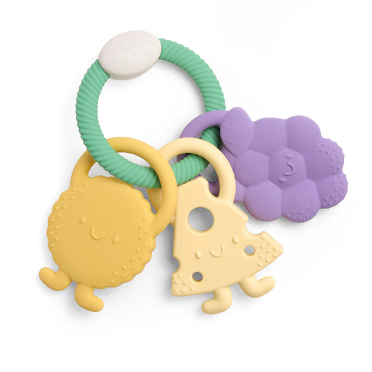 Itzy Trio Multi-Textured Silicone Teether Charcuterie