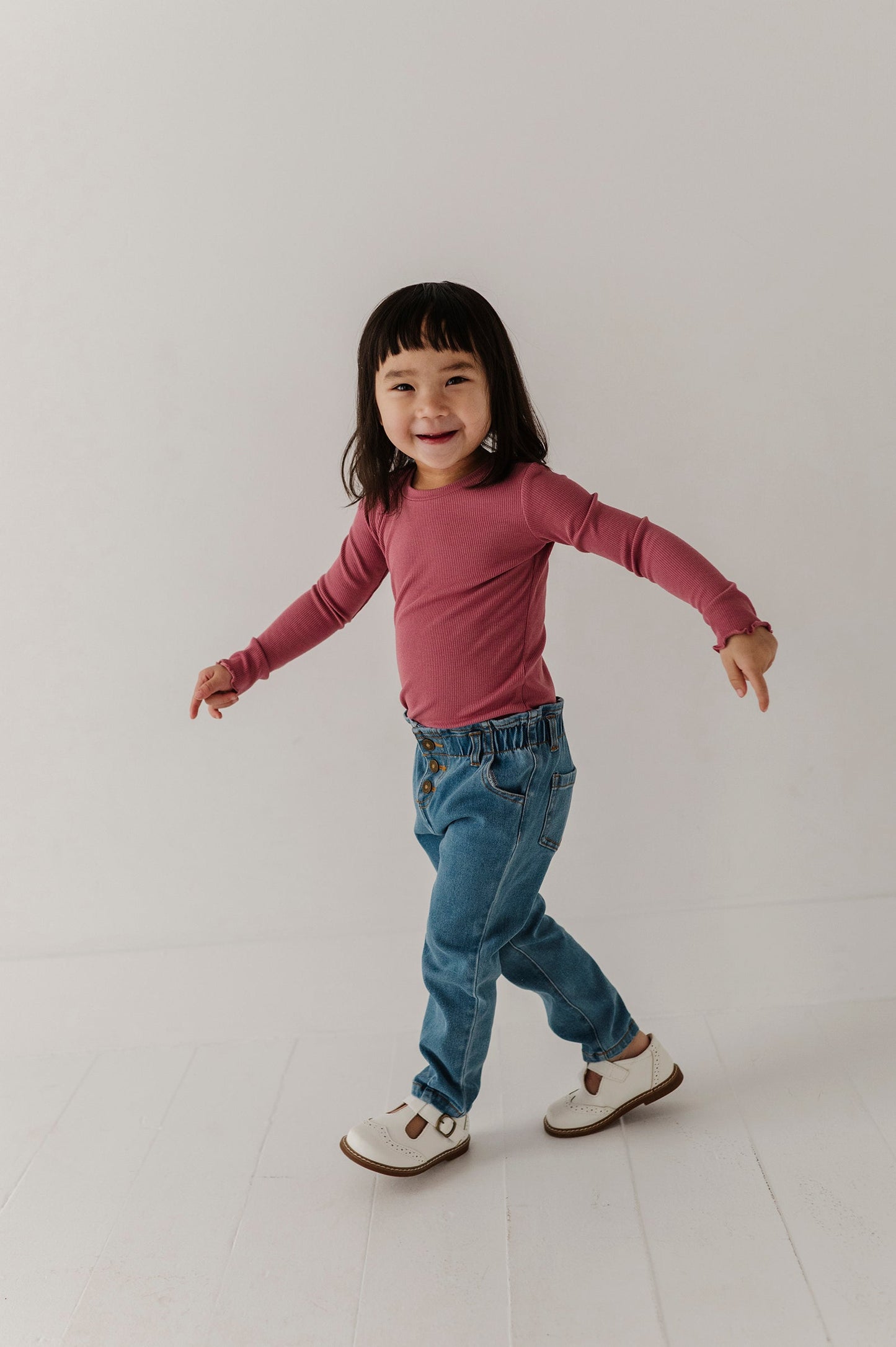 Lettuce Hem Tee Mesa Rose