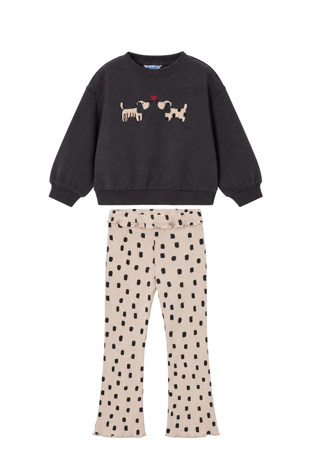 Dalmatian Sweatshirt & Flare Legging Set