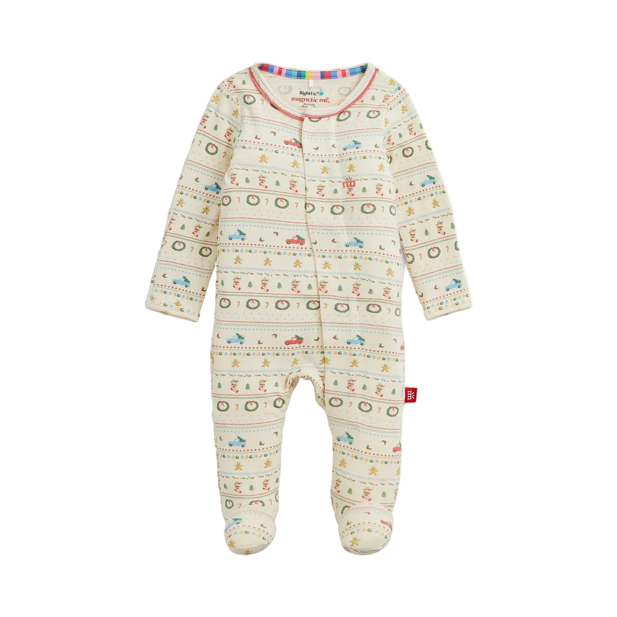 Magnetic Me Traditional Christmas Modal Footie
