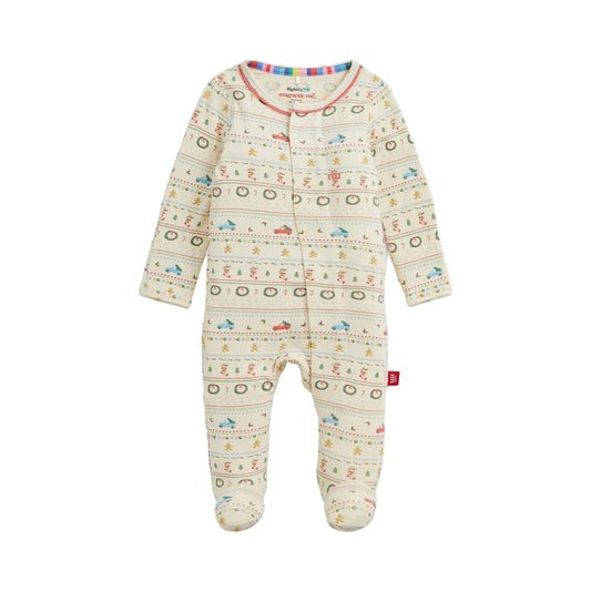 Magnetic Me Traditional Christmas Modal Footie