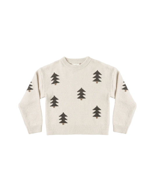 Aspen Sweater Tree Jacquard