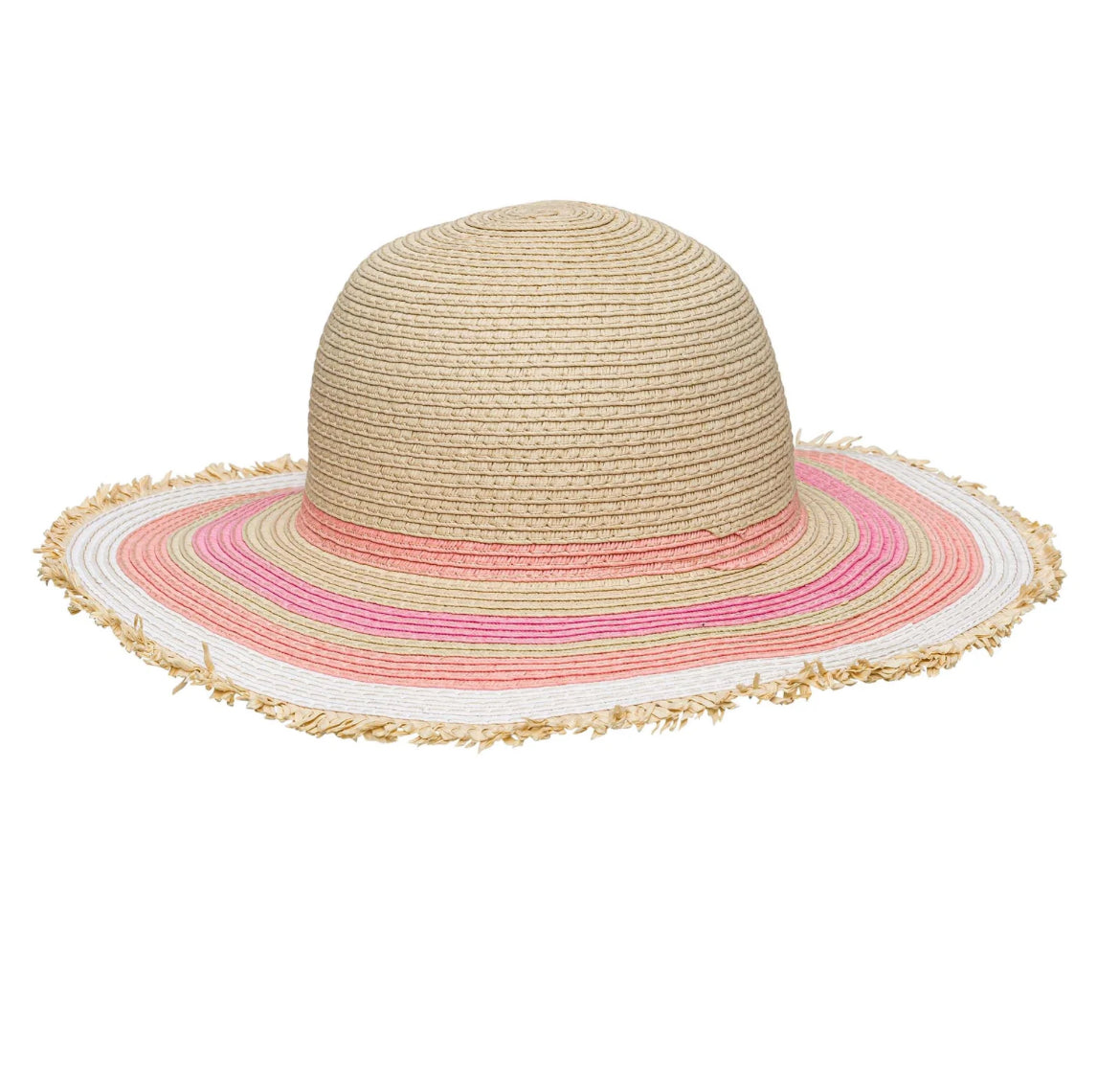 Peachy Striped Sunhat