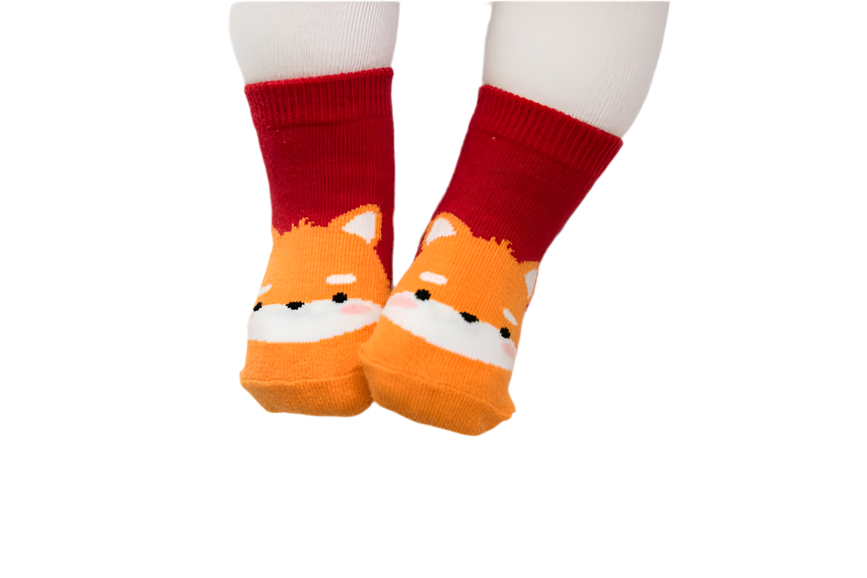 Fox Zoo Baby Animal Socks