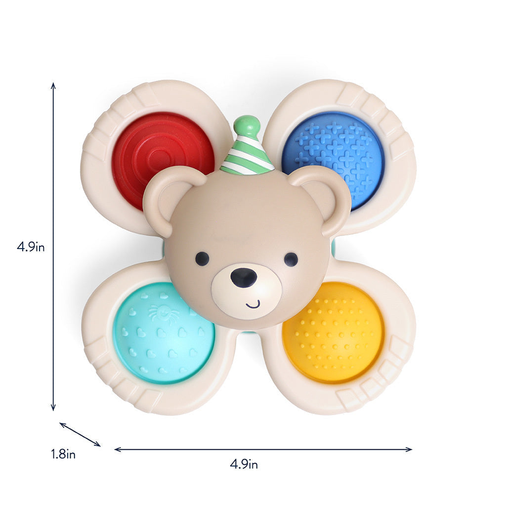 Itzy Pop & Whirl™ Fidget Spinner Travel & Bath Toy Circus